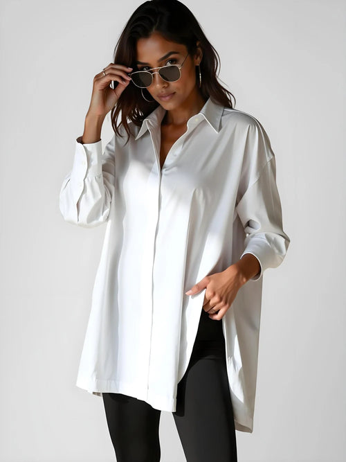 CAMISA OVERSIZED CON BOTONES